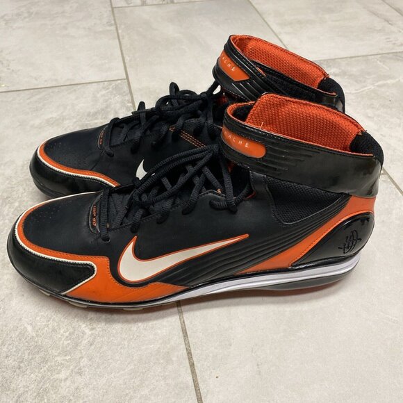 Nike Air Huarache LWP90 Mens Sz 16‎ Pro Baseball Metal Cleats Vintage 377592-018 - Picture 1 of 12
